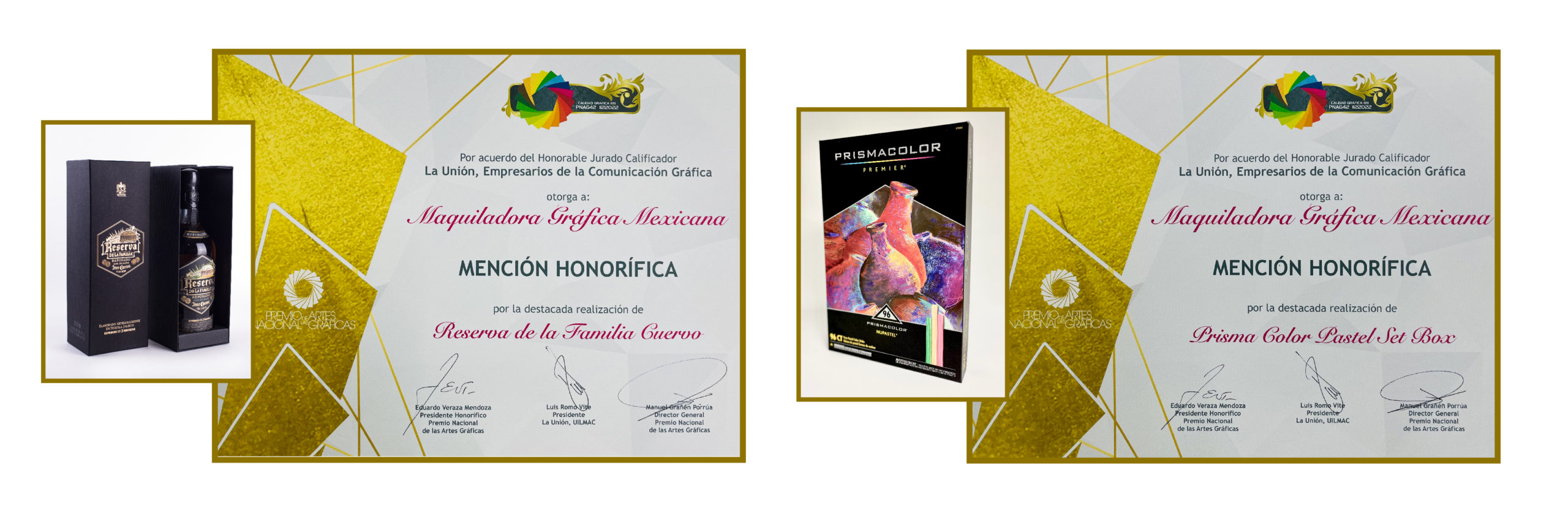 Maquiladora Gráfica Mexicana Premios