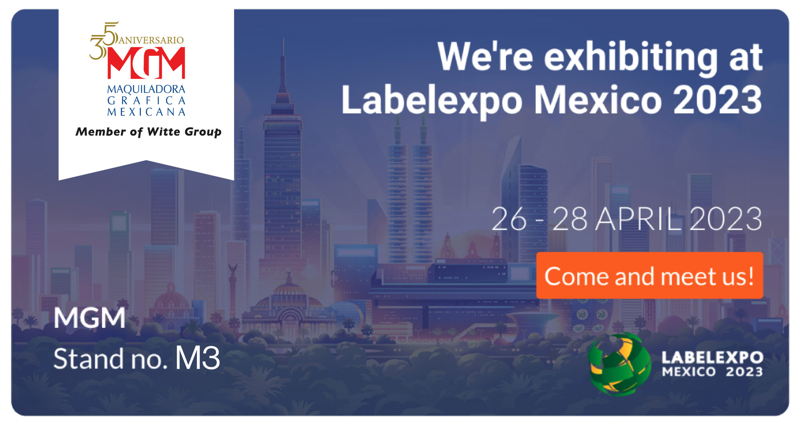 Participación en Labelexpo 2023.